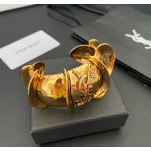 Saint Laurent chain-link cuff bracelet 062601 2025