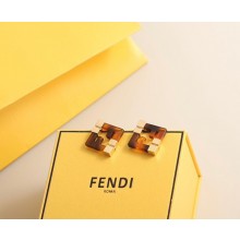 Fendi  Forever earrings  Brown plexiglass earrings brown 06 2025
