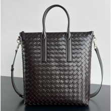 Bottega Veneta Intrecciato Zipped North-South Tote Fondant 2025