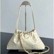 Bottega Veneta Dustbag Notte in Intrecciato calf leather Sea salt 2025