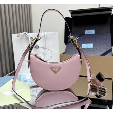 Prada Arqué small leather shoulder bag1BC194 Alabaster 2025