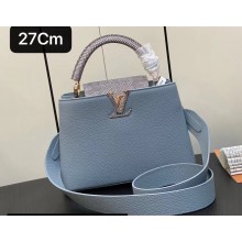 Louis Vuitton Taurillon leather Capucines BB Bag M21166 Olympe Blue 2023