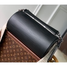 Louis Vuitton Epi Calf leather Soft Polochon MM Bag Black 2023