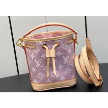 Louis Vuitton Monoglam canvas Nano Noé Bag M82427 Rose Pink 2023