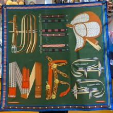 Hermes silk scarf 90x90cm 03 2024 FW(TOP QUALITY)