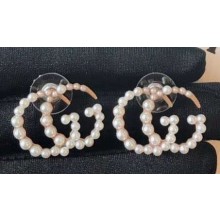 Gucci Pearl Double G Earrings 2019