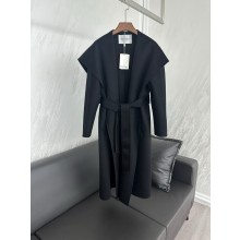 MAX MARA CASHMERE WARP COAT black 2024
