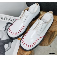 JW Anderson Stitch Detail Derby Shoes White 2021