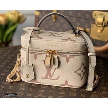 Louis Vuitton Monogram Nice Vanity PM Bag M45599 Cream/Bois de Rose Pink 2021