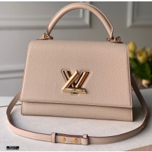 Louis Vuitton Twist One Handle MM Bag M57092 Greige 2021
