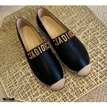 Dior Leather J'adior Espadrilles Black 2021