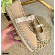 Dior J'adior Ribbon Espadrilles Nude 2021