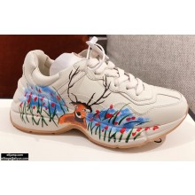 Gucci Rhyton Leather Lovers Sneakers 25 2021
