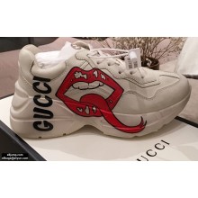 Gucci Rhyton Leather Lovers Sneakers 07 2021
