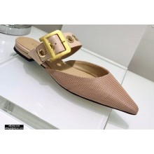 Dior D-Dior Flats Mules Technical Fabric Nude 2021