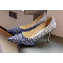 Jimmy Choo Heel 8.5cm Love Pumps Glitter 21 2021