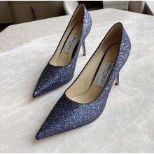 Jimmy Choo Heel 8.5cm Love Pumps Glitter 06 2021