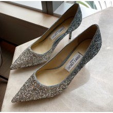 Jimmy Choo Heel 6.5cm Love Pumps Glitter 08 2021
