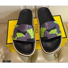 Fendi Rubber Footbed Slides 08 2021