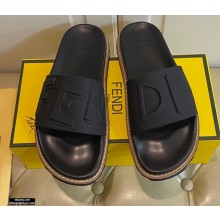 Fendi Rubber Footbed Slides 01 2021