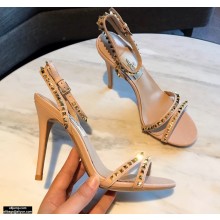 Valentino Heel 7.5cm/10.5cm Rockstud Sandals Nude 2021