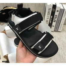 Louis Vuitton Arcade Flat Sandals Black 2021