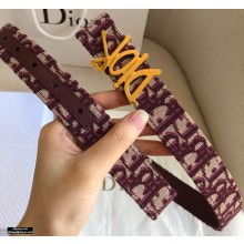 Dior Width 3cm Belt D63