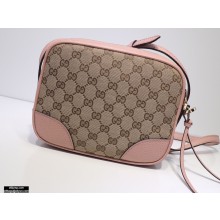 Gucci Bree Original GG Canvas Mini Messenger Bag 387360 Pink 2021