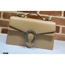 Gucci Dionysus Leather Top Handle Bag 621512 Beige