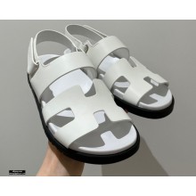Hermes Takara Sandals Top Quality White 2021