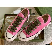 Gucci x Converse Canvas Low-top Sneakers 05 2021