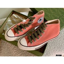 Gucci x Converse Canvas High-top Sneakers 06 2021