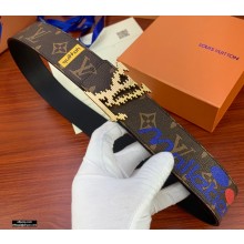 Louis Vuitton Width 4cm Belt LV100