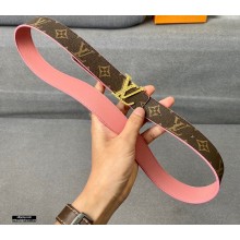 Louis Vuitton Width 3cm Belt LV108