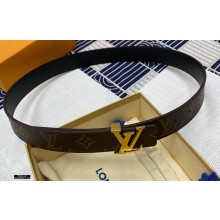 Louis Vuitton Width 3cm Belt LV81