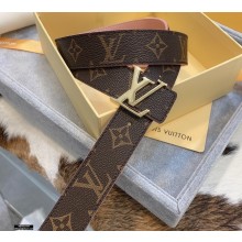 Louis Vuitton Width 3cm Belt LV134