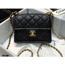 Chanel Mini Square Flap Bag AS2356 Black 2021