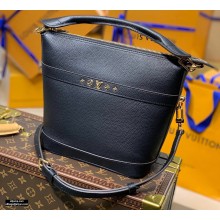 Louis Vuitton Calfskin Leather Cruiser PM Bag M57934 Black 2021