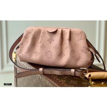 Louis Vuitton Mahina Perforated Leather Scala Mini Pouch Bag M80092 Magnolia Pink 2021