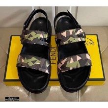 Fendi Camou Men's Slides Sandals 01 2021