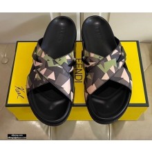 Fendi Camou Men's Slides Sandals 06 2021
