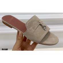Loro Piana Suede Summer Charms Sandals 13