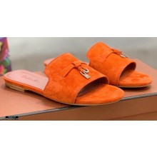 Loro Piana Suede Summer Charms Sandals 03