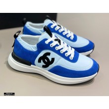 Chanel Suede Calfskin and Nylon CC Logo Sneakers G37122 05 2021