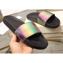 Balenciaga Logo Piscine Pool Slides Sandals 09 2021