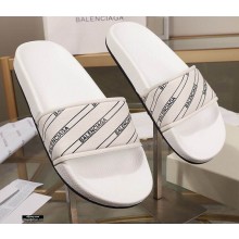 Balenciaga Logo Piscine Pool Slides Sandals 14 2021