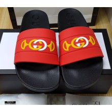 Gucci Rubber Slide Sandals 13 2021