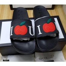Gucci Rubber Slide Sandals 23 2021