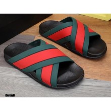 Gucci Rubber Slide Sandals 26 2021
