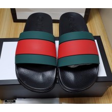 Gucci Rubber Slide Sandals 06 2021